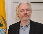 維基解密創始人阿桑奇12月15日接受美國電台主持名人肖恩·哈尼蒂（Sean Hannity）的採訪時堅決否認，維基解密收到的克林頓外洩郵件來自俄羅斯的指控。（Julian Assange/getty Images）