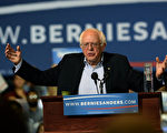 民主党参选人桑德斯（Bernie Sanders）。（GettyImages）