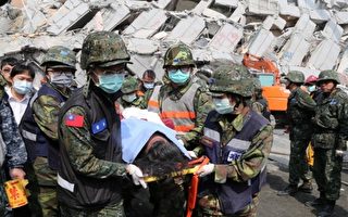 台南强震 800国军赴命现场救援