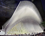 西班牙建筑师圣地牙哥·加拉塔瓦（Santiago Calatrava）设计的交通中心效果图。（Santiago Calatrava SA /Getty Images）