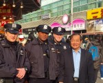 杜彼得欢迎109分局新警员