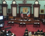 3月28日，市議會舉行移民預算聽證會。（鐘鳴/大紀元）