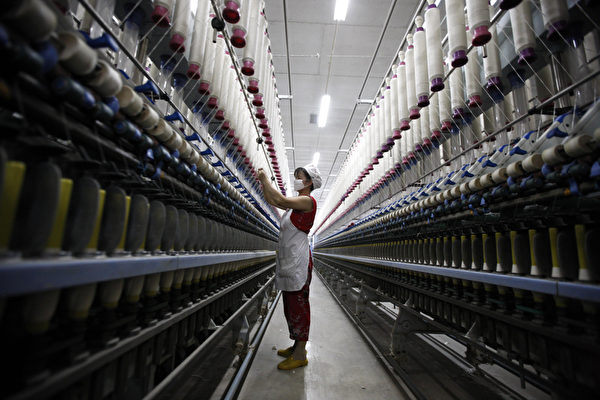 分析：中国经济萎缩 纺织业就业情况大受影响