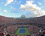 2012年美网比赛现场。（Clive Brunskill/Getty Images）