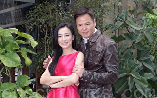 张庭、林瑞阳甜蜜同台 在台北拍摄广告