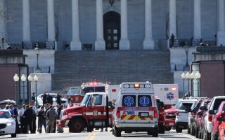 3月28日，美国国会大厦在发生枪击案。(Win McNamee/Getty Images)