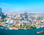 高市地政局公告亚洲新湾区经贸核心专区市地重划计划，该地紧邻港湾，位置与价值不斐。（高市地政局提供）