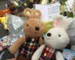 内湖女童命案  蔡英文至现场献花和卡片
