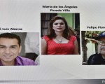 墨西哥內政部副部長於2016年3月30日表示，來自美洲人權委員會的國際專家調查團，將於4月底結束對43名學生被綁架失蹤案的調查。本圖為涉案被捕的前伊瓜拉市長阿瓦爾卡（Jose Luis Abarca，左一）和他的妻子潘妮達。（YURI CORTEZ/AFP/Getty Images）