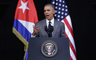 3月22日，美國總統奧巴馬在哈瓦那向1100萬古巴人發表全國講話前，首先對當天發生的布魯塞爾恐襲事件表示譴責。 (Chip Somodevilla/Getty Images)