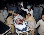 巴基斯坦第2大城拉合尔今天遭1起自杀炸弹攻击，酿成至少65死、340人受伤，巴国塔利班民兵组织分支派系“自由人党”声称犯案。(ARIF ALI/AFP/Getty Images)