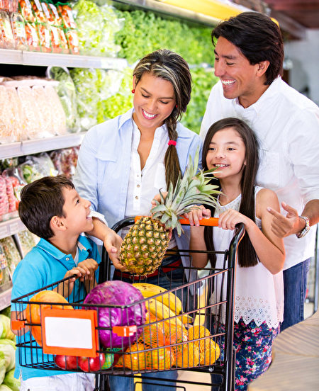 不要在肚子餓的時後去採買食物以免構成浪費。(Fotolia)
