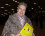 Ursula Haas女士觀看了4月6日維也納的神韻演出。 （黃芩／大紀元）