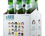 台灣啤酒在蔡英文就職前夕推出520總統就職紀念啤酒，由設計師聶永真、陳聖智操刀，也是史上第一次發行總統就職啤酒。（台酒提供）