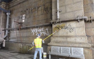 紐約市政府撥款700萬 清除街頭巷尾塗鴉