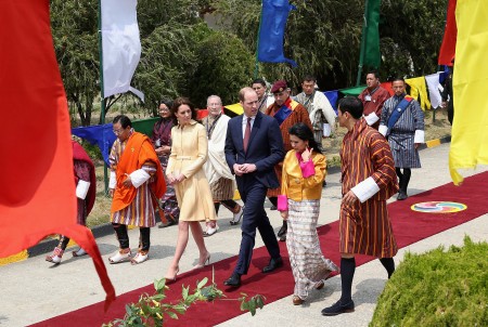 威廉凱特受到紅地毯式的歡迎。(Getty Images)