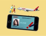 HOP!Air France-法航子公司推出青年优惠卡，该卡适用于年龄在12-24岁的年轻人，及法国国内的短程航线。（Airfrance网站截图）