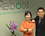 Reboot综合健康中心脊椎治疗师尚蒙医生（左）和物理治疗师兼针灸师Steve O（图由本人提供）