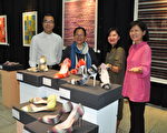 台泰兩地藝術家聯合最新創作-鞋品藝術。（新竹市文化局提供）