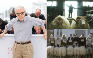 左為伍迪‧艾倫，右圖為《冰島的羊男冒險》劇照。（Getty Images,美昇國際影業／大紀元合成）