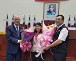 新竹市议员段孝芳宣誓 递补就职