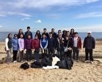 愛市獅友攜家帶眷 海灘環保樂此不疲