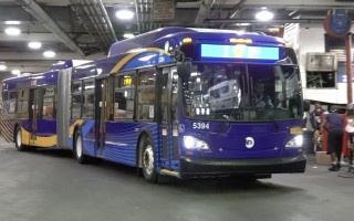 带Wi-Fi可充电 纽约MTA新型巴士上路