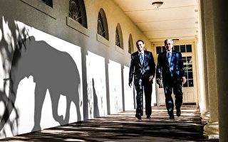 美国前中情局局长迈克尔·海登（Michael Hayden）对大纪元说，在十多年的反恐中，美国政府忽略了“房间里的大象”——中共。(Mandel Nagan/AFP/Getty Images; Photo Illustration by Jens Almroth/Epoch Times)