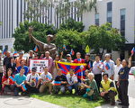 「中共國家恐怖主義暴行展」洛杉磯啟程