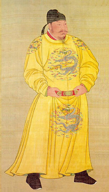 唐太宗画像，绢本设色，北京故宫南薰殿旧藏，现藏台北故宫博物院。（公共领域）
