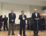 市議員顧雅明邀財政局 法拉盛宣傳免加租