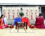 韩国传统婚礼仪式。（全宇／大纪元）