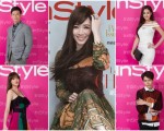 温昇豪（左上）、赖琳恩（左下）、林苇茹（右上）、胡宇威（右下）等知名艺人于本月受邀出席《InStyle时尚乐》国际中文版（中）创刊酒会。（STARFiSH／大纪元合成）
