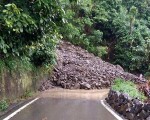 嘉義山區大雨土石坍方  幸無人波及