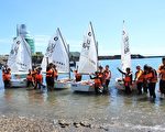 岳明國小畢業挑戰 單車、帆船、游泳、 浮潛