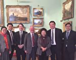 訪英金融政要 陳菊邀約港灣城市論壇