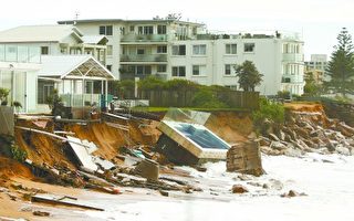 澳新州遭暴风骤雨重创 洪灾善后清理已开始