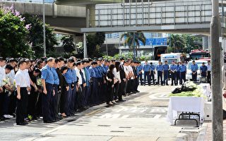 5天大火撲滅後 香港路祭殉職消防隊長張耀升