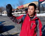 李先生于2015年2月离开中国到达加拿大，准备在多伦多申请难民。（周月谛／大纪元）