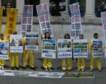 720 英国法轮功游行集会真相震撼人心
