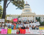 2016年6月22日，加州AB 1726（「亞裔細分法案」）進入加州參議會的教育委員會審議。有40多名來自舊金山灣區、洛杉磯、沙加緬度等地區的華裔加入反對行列。（馬有志／大紀元）