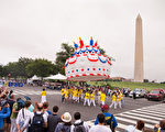美國首都華盛頓獨立日國慶大遊行。（戴兵/大紀元）