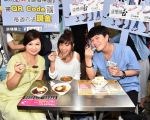 《遗憾拼图》主演杨贵媚、黄姵嘉及李易赴台南、台中扫街宣传。（TVBS提供）