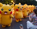 口袋妖怪(Pokemon Go)风靡全球 (KAZUHIRO NOGI/AFP/Getty Images)