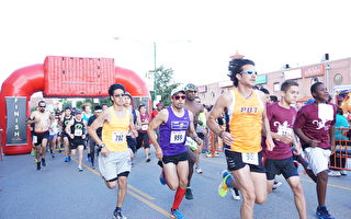 唐人街五公里路跑 800多健将参赛