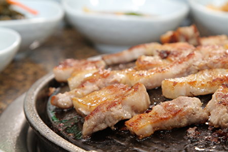 五花肉是我此次力推的肉品。(蒋凯/大纪元)