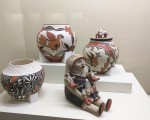 西南历史博物馆馆藏印地安韦布洛人（Pueblo）的传统陶艺品。(徐曼沅/大纪元)