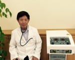 中華長生美學醫學會理事長葉志中博士，倡導氦氖靜脈雷射療法。（葉志中提供）