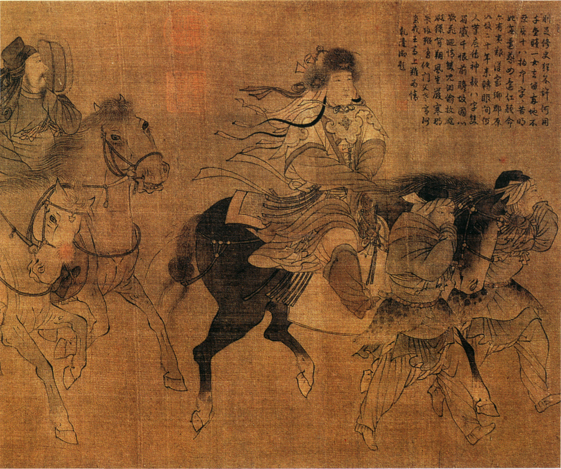 金朝張瑀所繪《文姬歸漢圖》(公有領域)