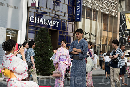 東京盛夏風物詩 穿浴衣漫步銀座 東京盛夏風物詩 穿浴衣漫步銀座